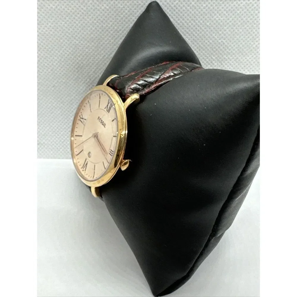 Fossil Jacqueline ES3435 Women’s Brown Leather Analog Dial Quartz Watch JNA353